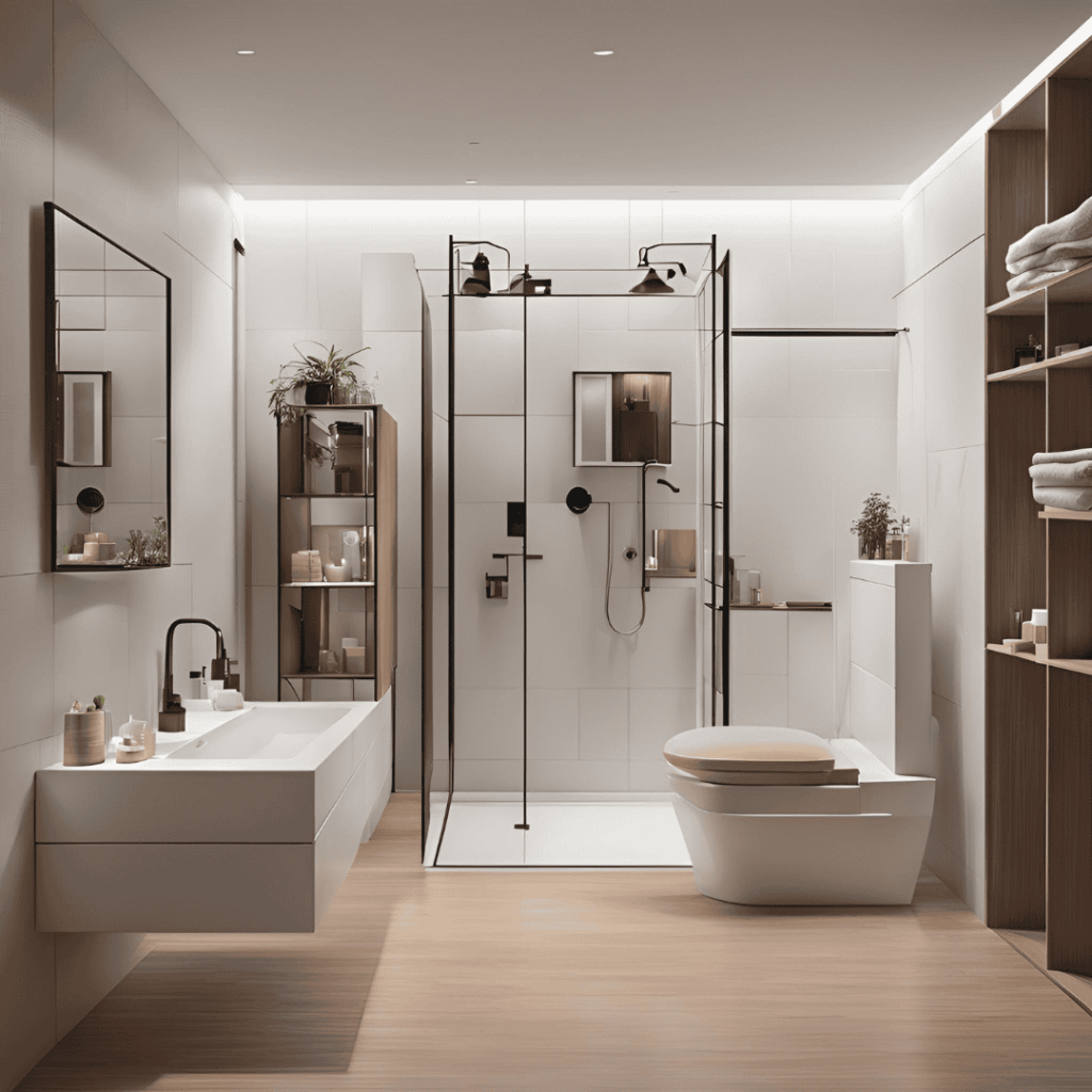 Luxury Bathroom for 3 BHK Interior Design