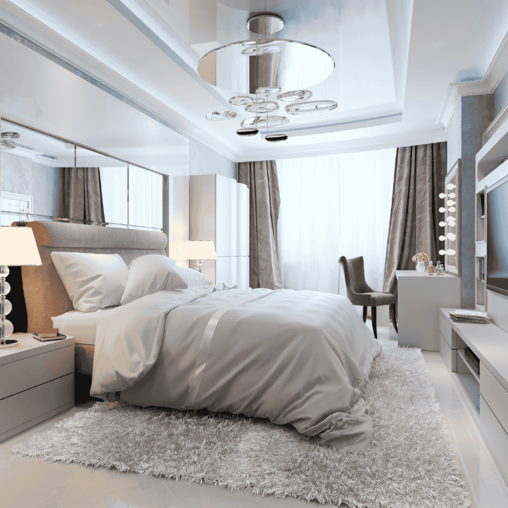 Modern Bedroom Interior – 2 BHK Design in Kolkata